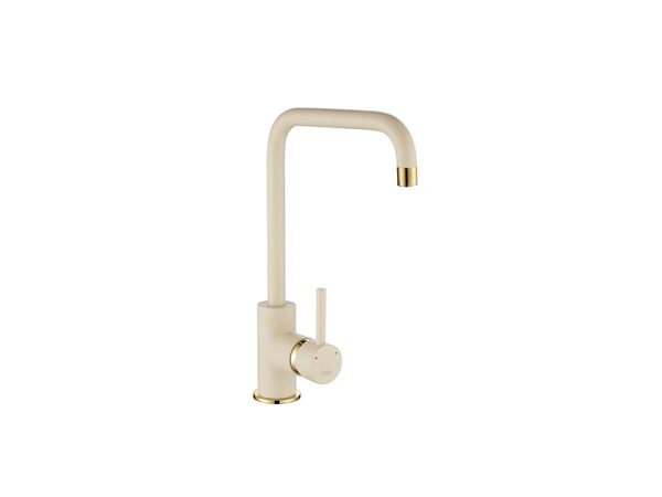 PURQUARTZ CASCATA GOLD BRASS SQUARE SPOUT - Image 2