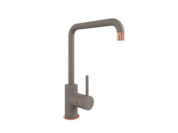 PURQUARTZ CASCATA COPPER SQUARE SPOUT